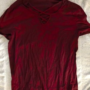 Kino Karma Maroon Short-Sleeve
